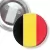Przypinka z żabką Flaga Belgia