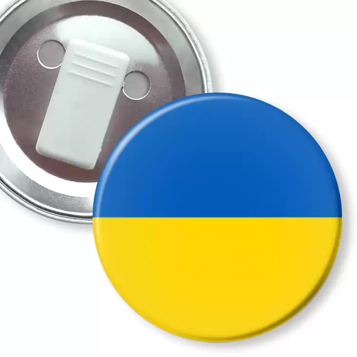 przypinka z żabką Flaga Ukraina