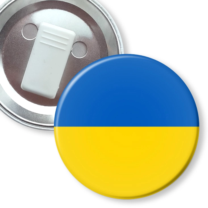 przypinka z żabką Flaga Ukraina