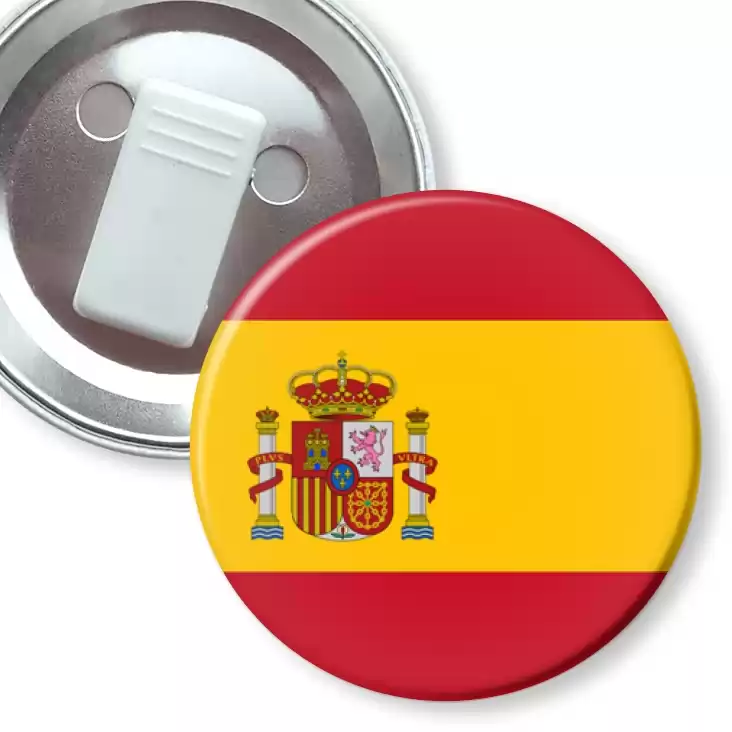 przypinka z żabką Flaga Hiszpania