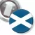 Przypinka z żabką Flaga Szkocja