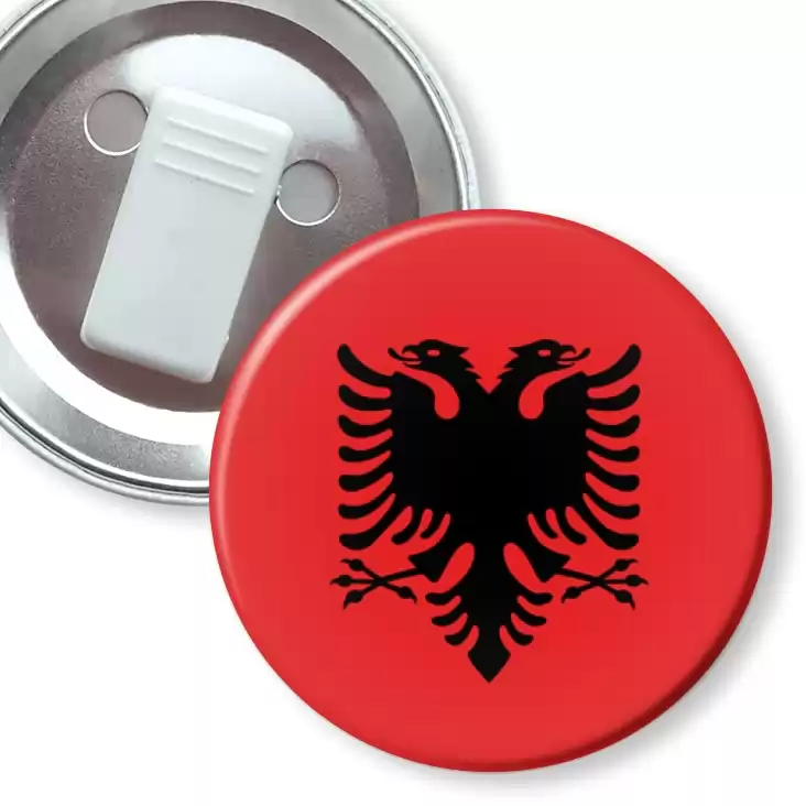przypinka z żabką Flaga Albania