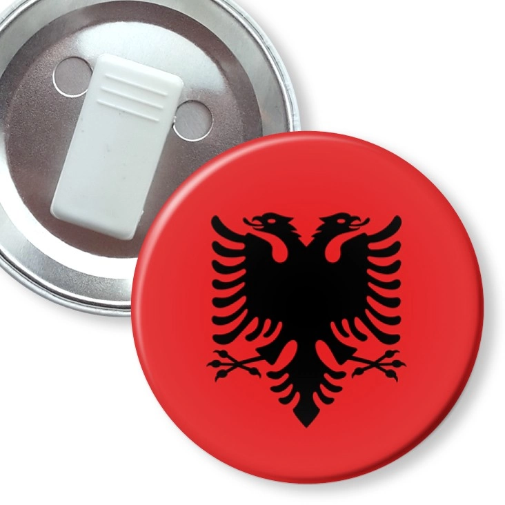 przypinka z żabką Flaga Albania