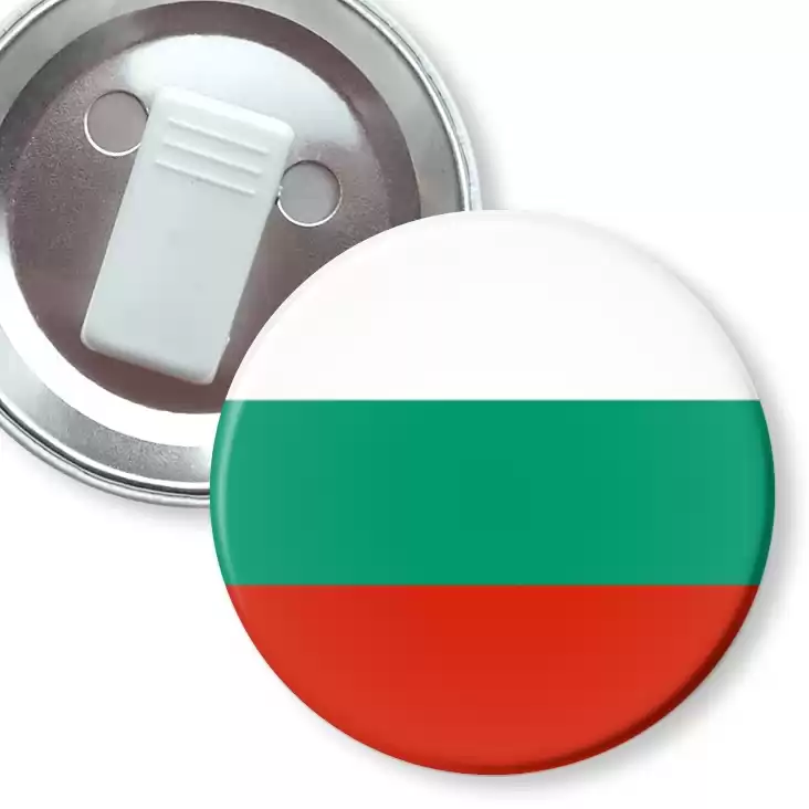 przypinka z żabką Flaga Bułgaria