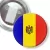 Przypinka z żabką Flaga Mołdawia