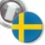 Przypinka z żabką Flaga Szwecja