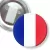 Przypinka z żabką Flaga Francja