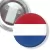 Przypinka z żabką Flaga Holandia