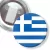 Przypinka z żabką Flaga Grecja