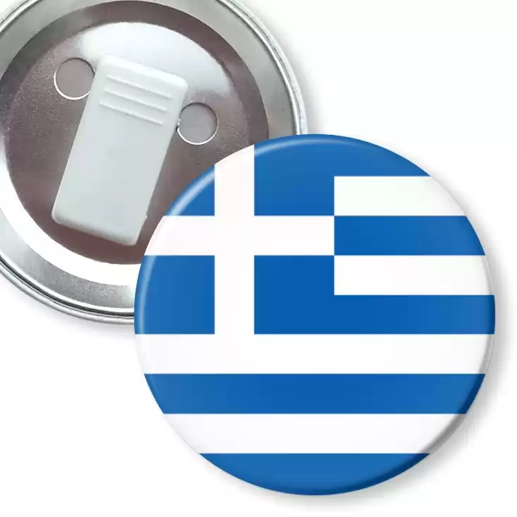 przypinka z żabką Flaga Grecja