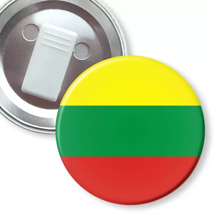przypinka z żabką Flaga Litwa