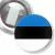 Przypinka z żabką Flaga Estonia