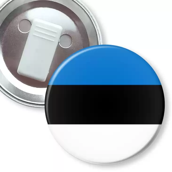 przypinka z żabką Flaga Estonia