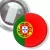 Przypinka z żabką Flaga Portugalia