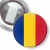 Przypinka z żabką Flaga Rumunia