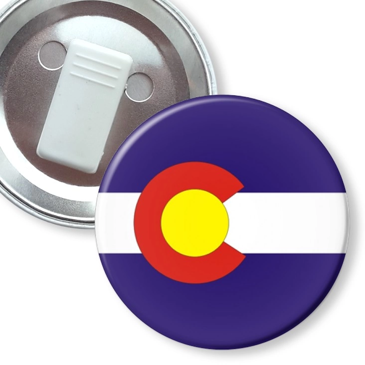 przypinka z żabką colorado