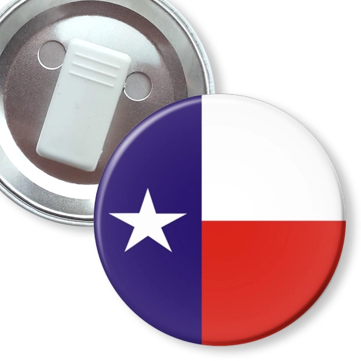 przypinka z żabką texas