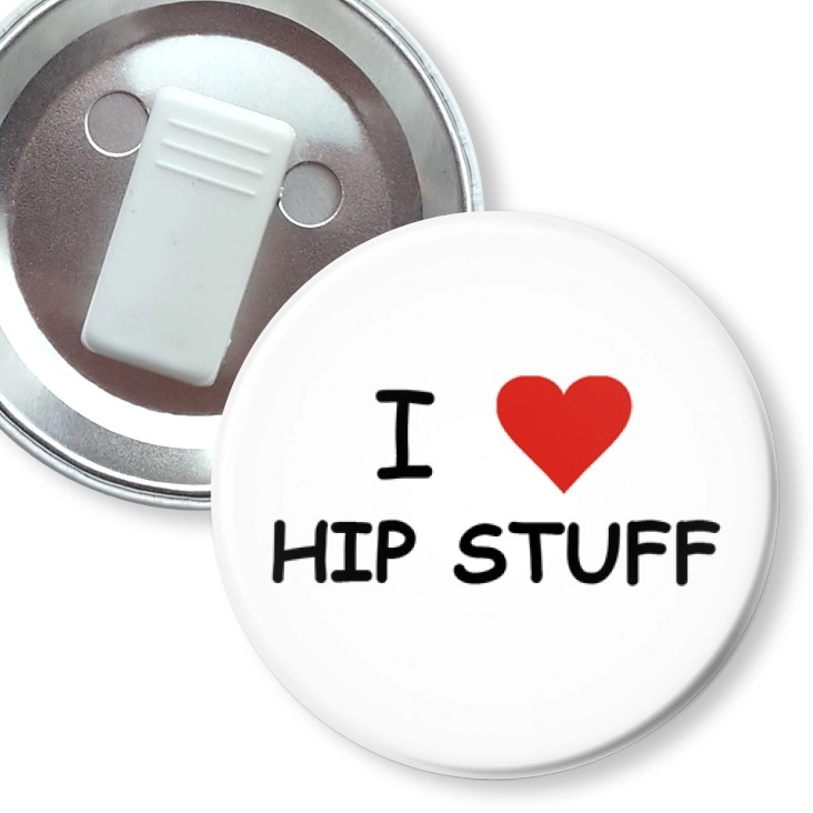 przypinka z żabką I love hip stuff