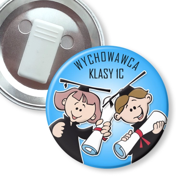 przypinka z żabką Wychowawca klasy 1c