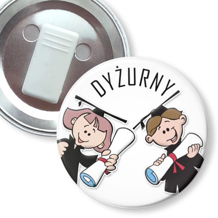 przypinka z żabką Dyżurny birety