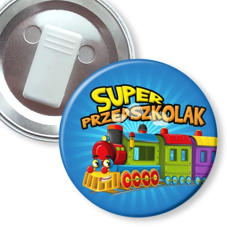 przypinka z żabką Super Przedszkolak