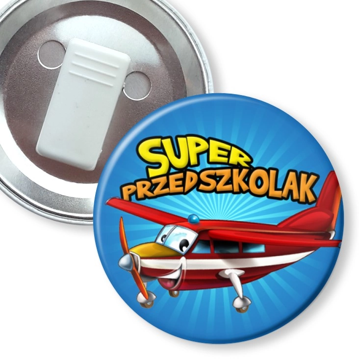 przypinka z żabką Super Przedszkolak