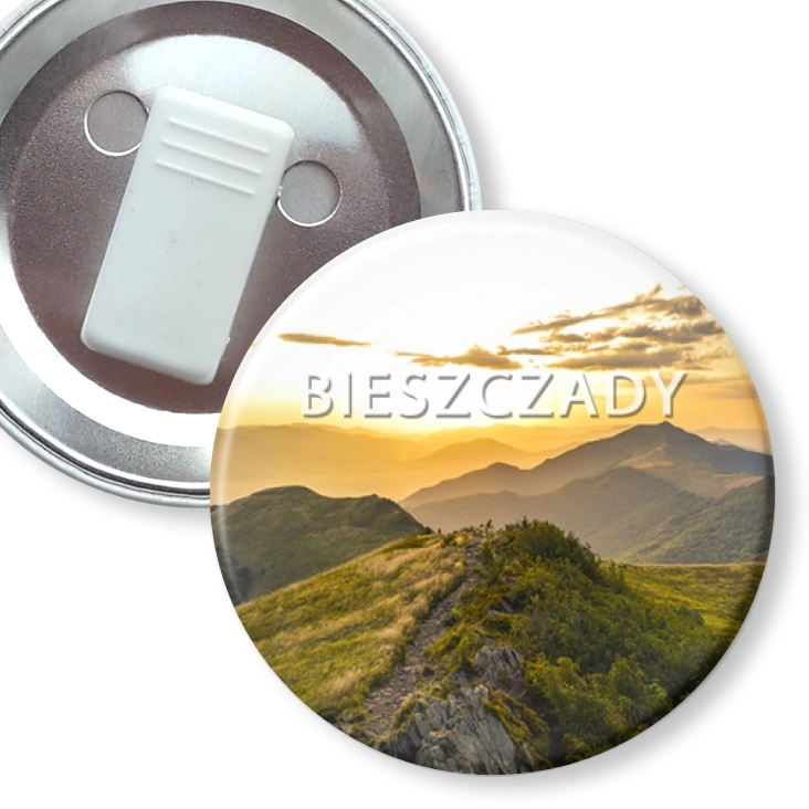 przypinka z żabką Bieszczady 