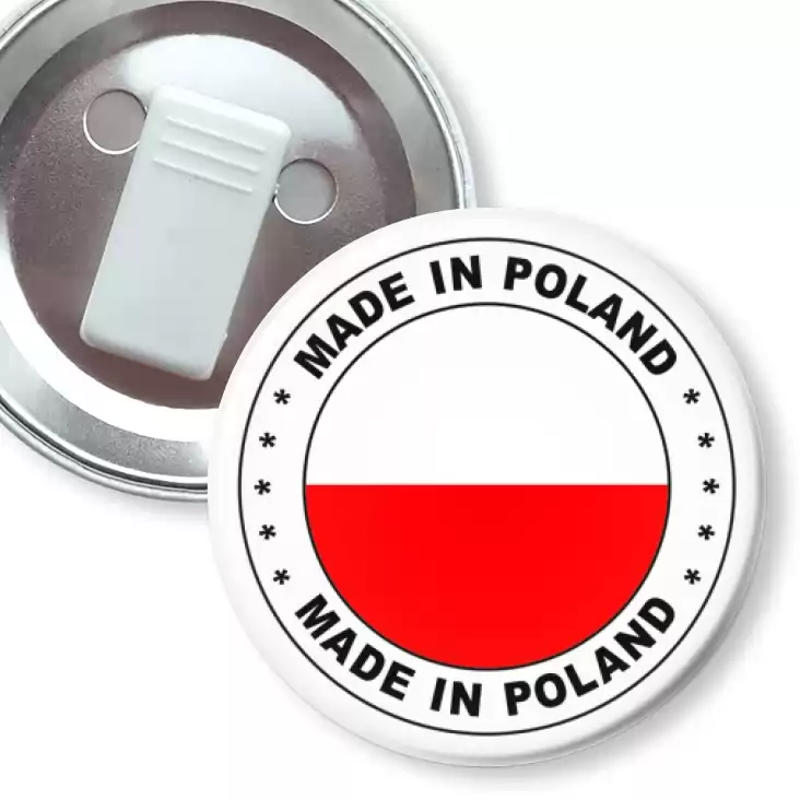 przypinka z żabką Made in Poland