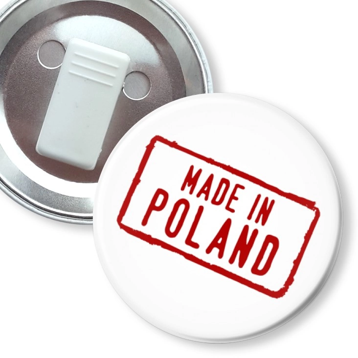 przypinka z żabką Made in Poland