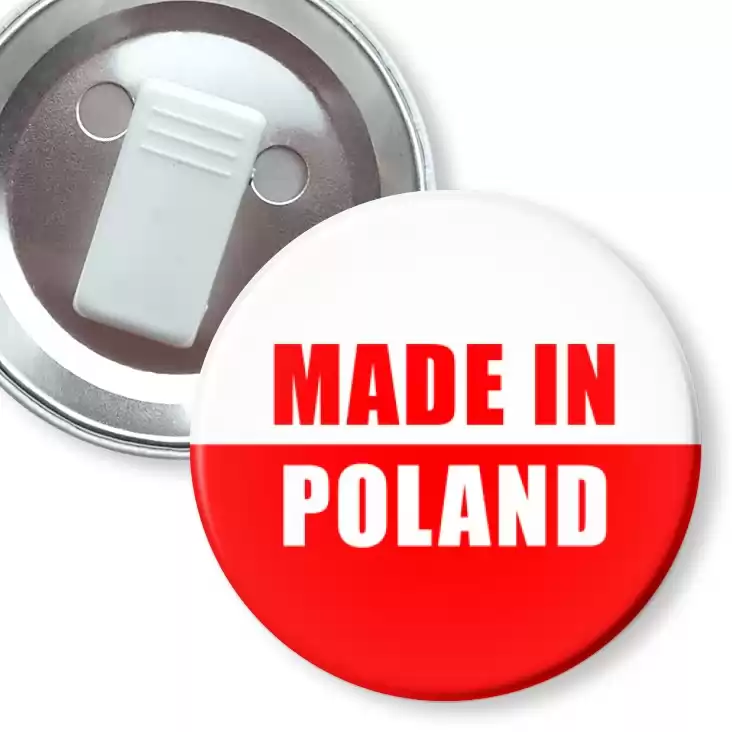 przypinka z żabką Made in Poland