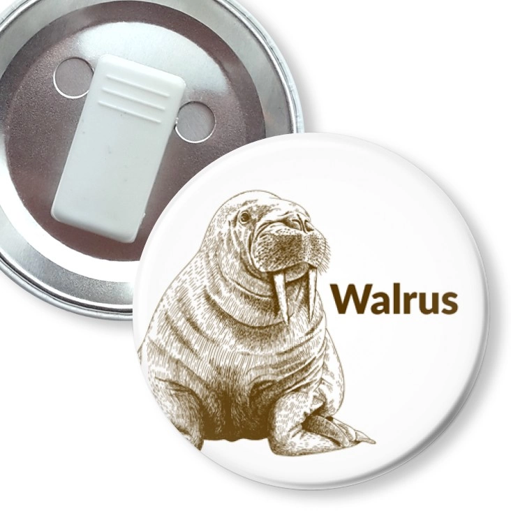 przypinka z żabką Walrus