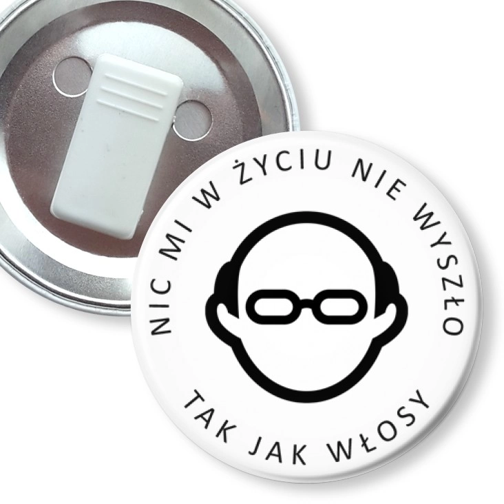 przypinka z żabką Nic mi w życiu nie wyszło