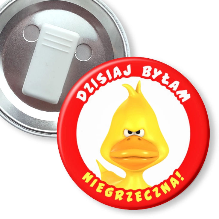przypinka z żabką Dzisiaj byłam niegrzeczna