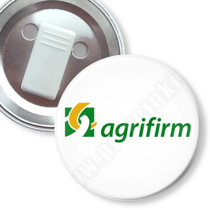 przypinka z żabką Agrifirm