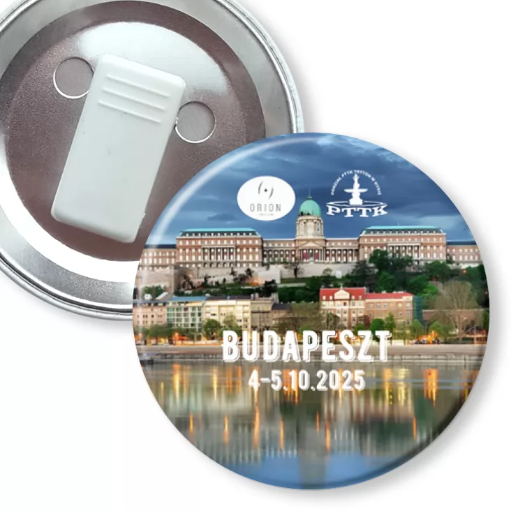 przypinka z żabką PTTK Nysa Budapeszt