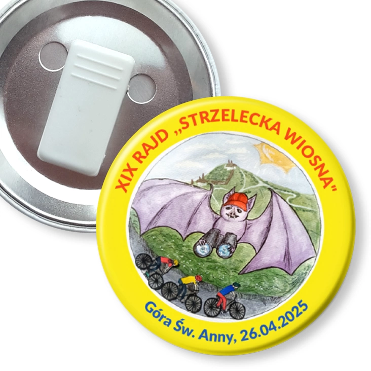 przypinka z żabką Strzelecka Wiosna 2025