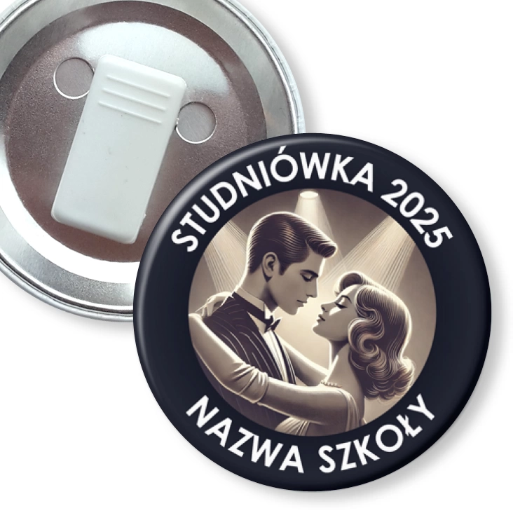 przypinka z żabką Studniówka Wolny Taniec