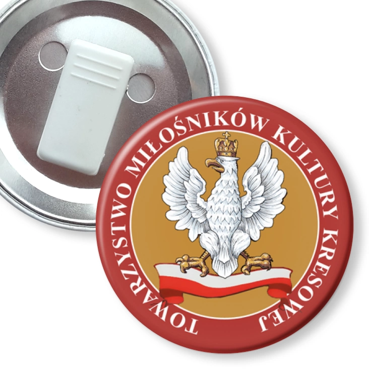 przypinka z żabką Towarzystwo Miłośników Kultury Kresowej