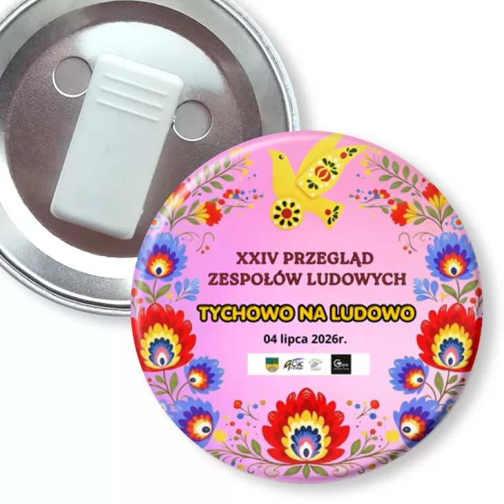 przypinka z żabką Tychowo na Ludowo 2026