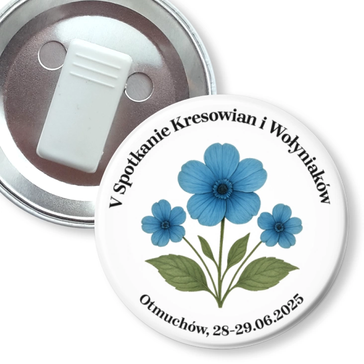 przypinka z żabką V Spotkanie Kresowian i Wołyniaków