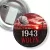 Przypinka z żabką i agrafką 11 lipca 1943 Wołyń