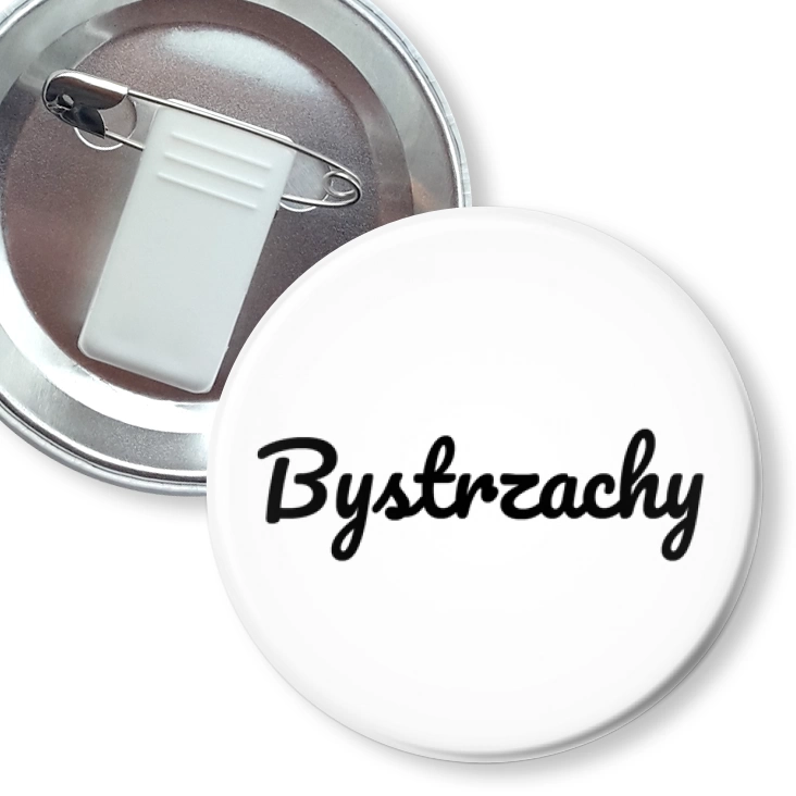 przypinka z żabką i agrafką Bystrzachy