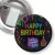 Przypinka z żabką i agrafką Fluoland Happy Birthday