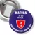 Przypinka z żabką i agrafką Matura 25 lat minęło zjazd absolwentów