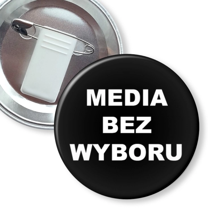 przypinka z żabką i agrafką Media bez wyboru