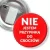 Przypinka z żabką i agrafką Nie jestem przypinka do crocsów