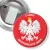 Przypinka z żabką i agrafką Orzeł Kostomłoty 2024