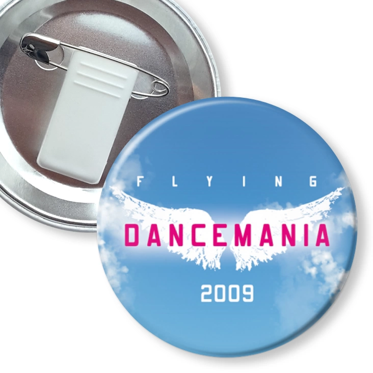 przypinka z żabką i agrafką Dancemania 2009