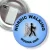 Przypinka z żabką i agrafką Nordic Walking