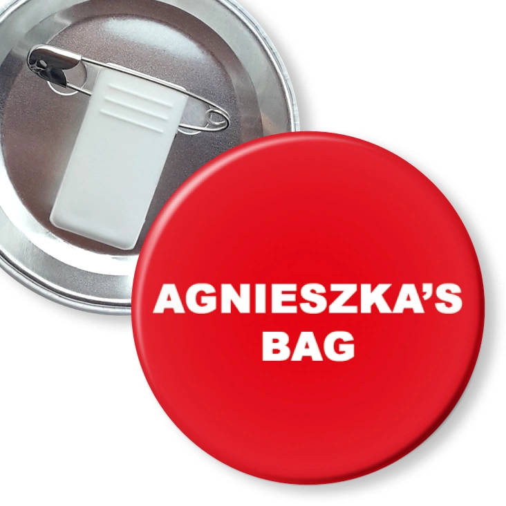 przypinka z żabką i agrafką Agnieszka`s bag